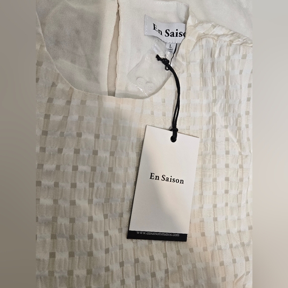 En Saison‎ Cecilia Tiered Mini Dress White - Picture 6 of 8